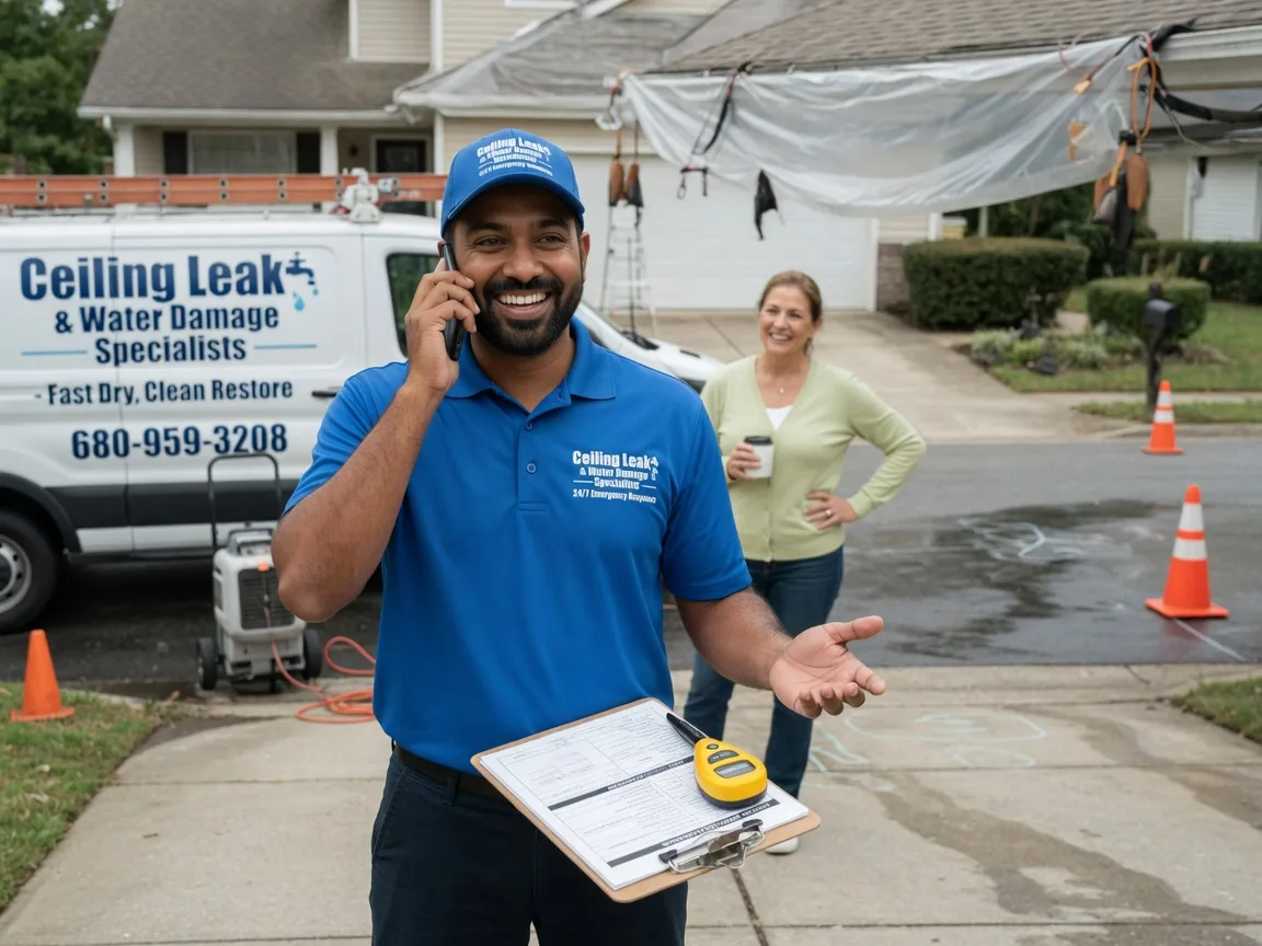 Ceiling Leak Cleanup Tallmadge, OH FAQs